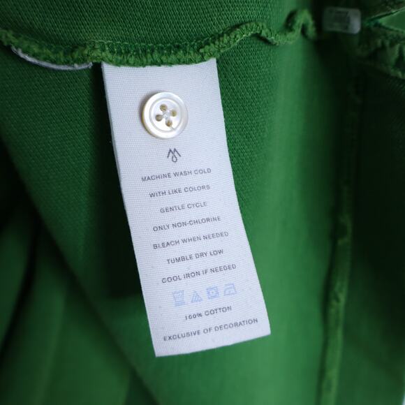 MARTIN + OSA Short Sleeve Polo Green Collared Lightweight Knit Casual Men's M - Picture 8 of 8